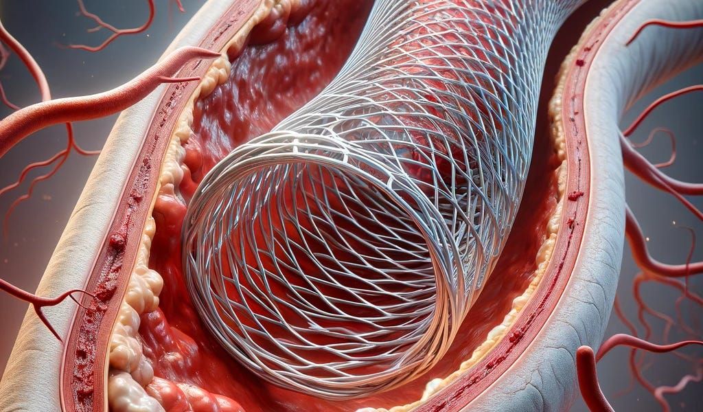 heart stent placement surgery